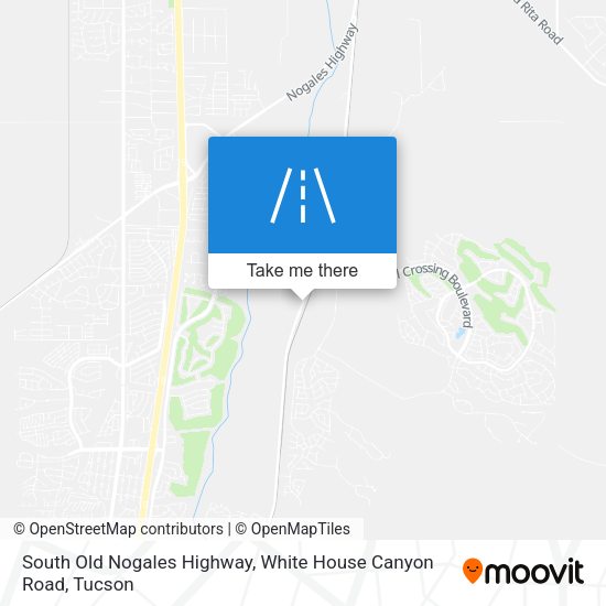 Mapa de South Old Nogales Highway, White House Canyon Road