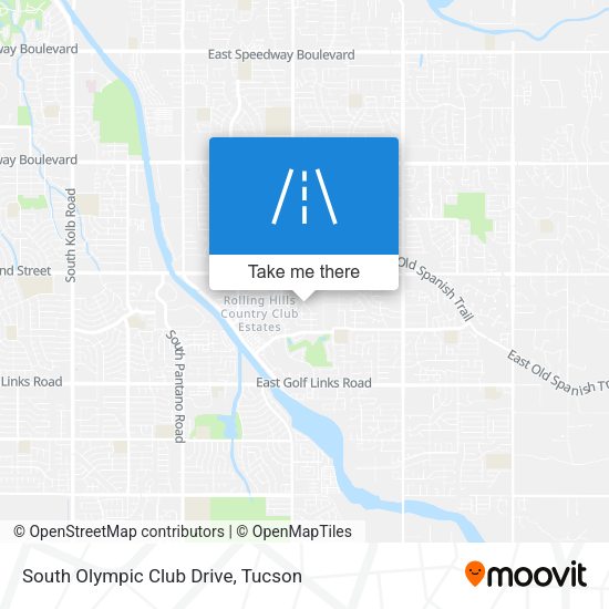 South Olympic Club Drive map