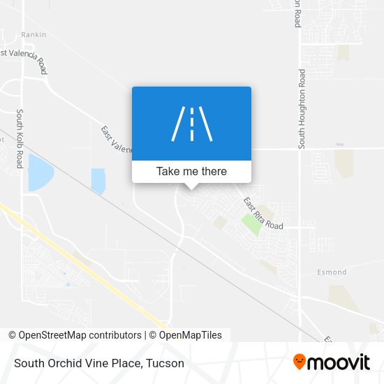 South Orchid Vine Place map