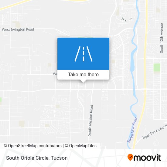 South Oriole Circle map