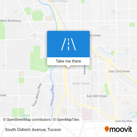 South Osborn Avenue map