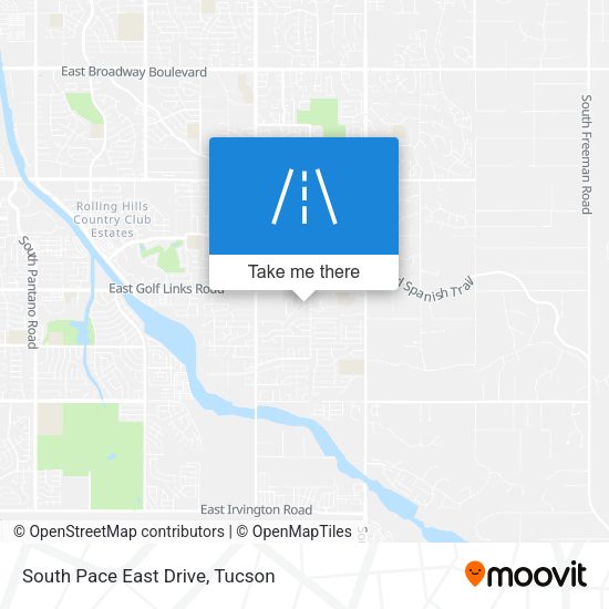South Pace East Drive map
