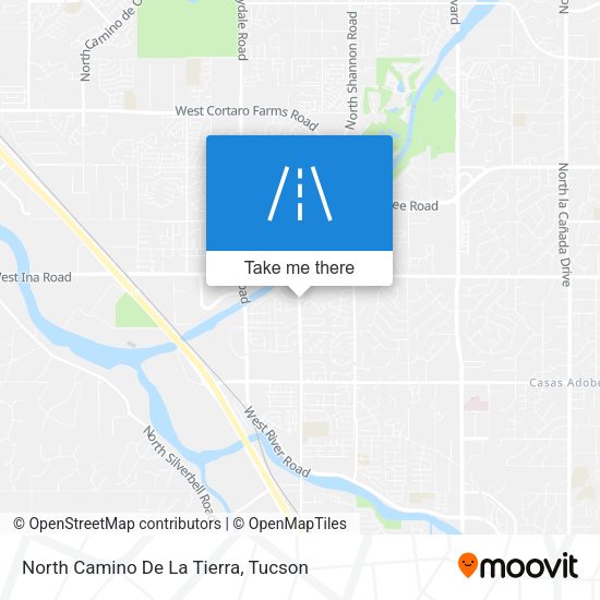 North Camino De La Tierra map