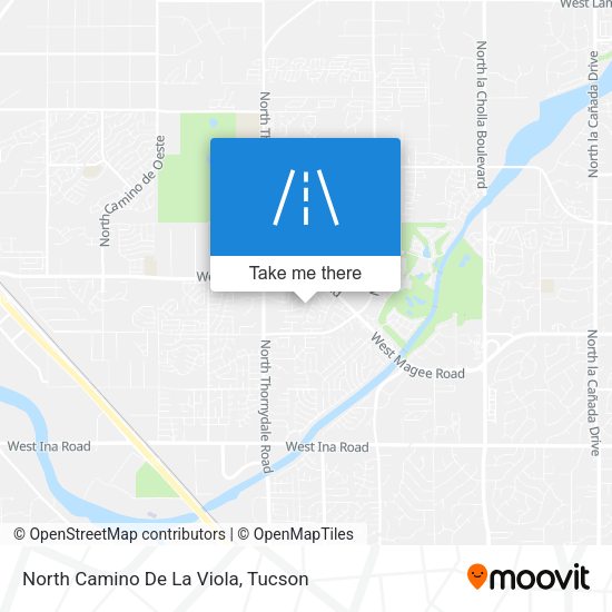 Mapa de North Camino De La Viola