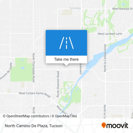 North Camino De Plaza map