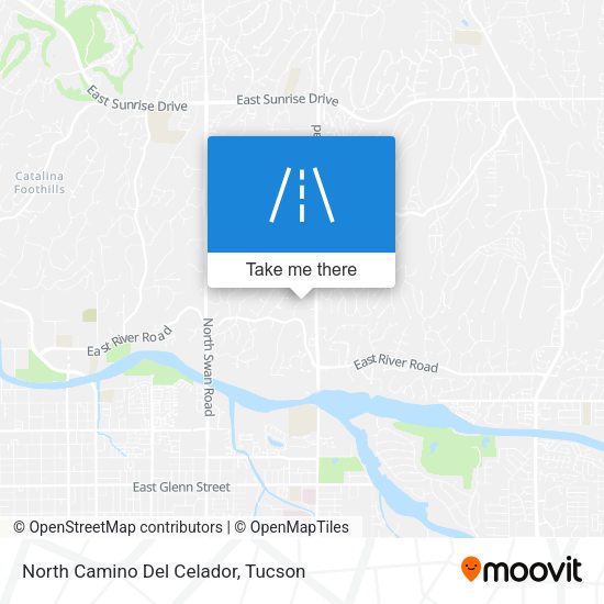 North Camino Del Celador map