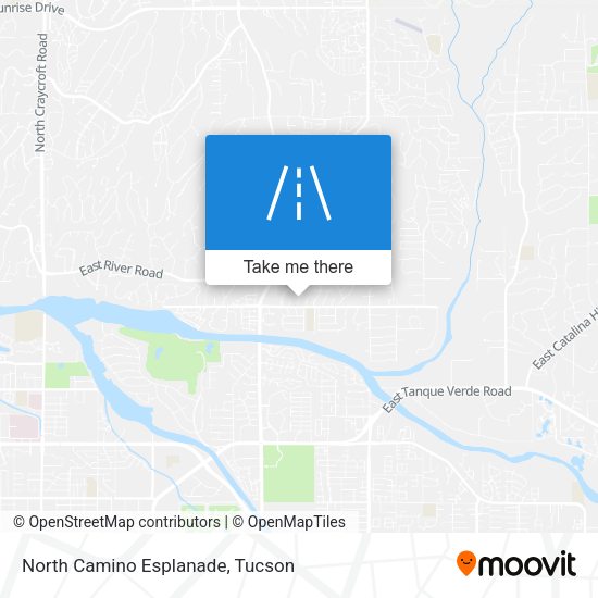 North Camino Esplanade map