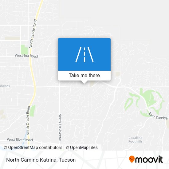 Mapa de North Camino Katrina