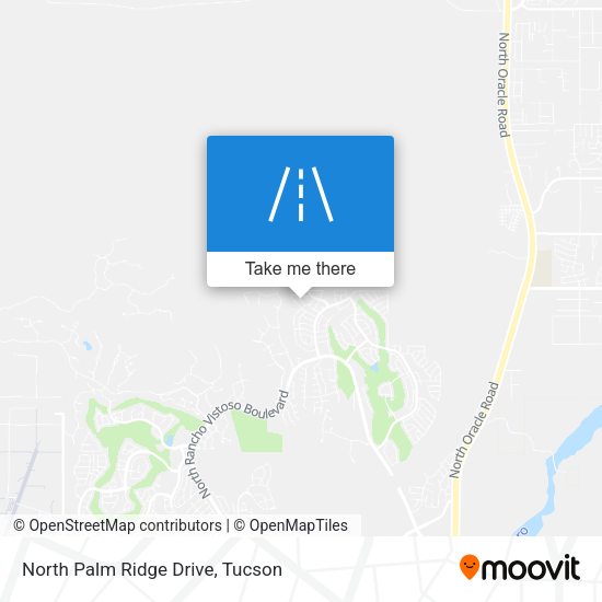 North Palm Ridge Drive map