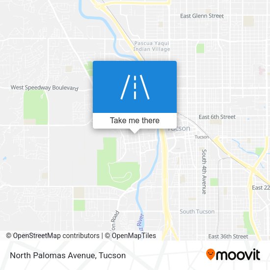 Mapa de North Palomas Avenue