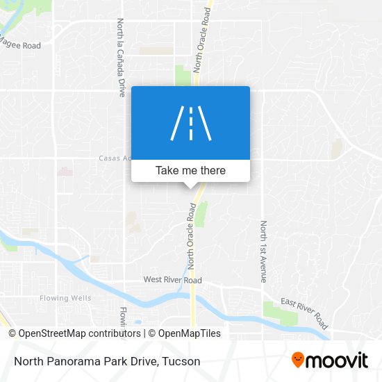 Mapa de North Panorama Park Drive