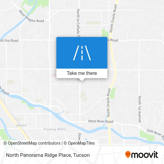 Mapa de North Panorama Ridge Place
