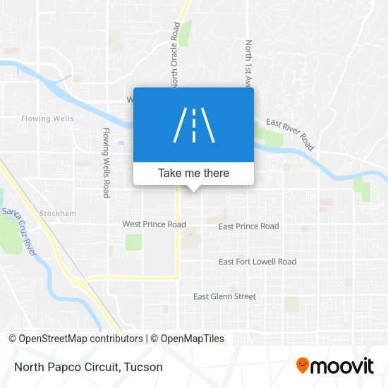 North Papco Circuit map