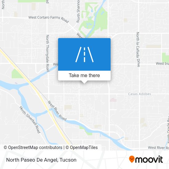 Mapa de North Paseo De Angel