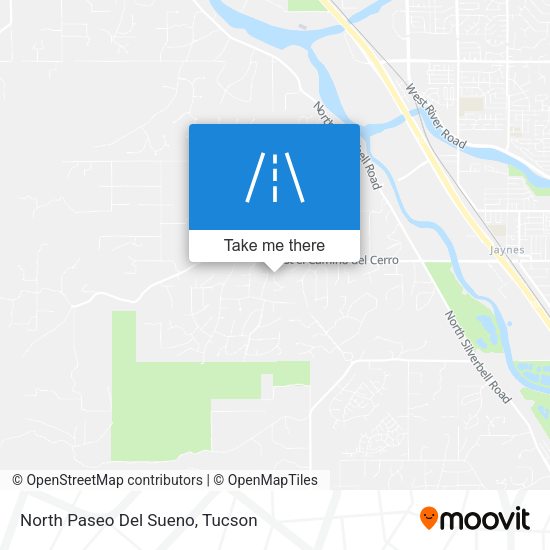 Mapa de North Paseo Del Sueno
