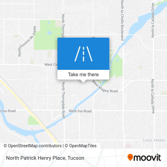 North Patrick Henry Place map