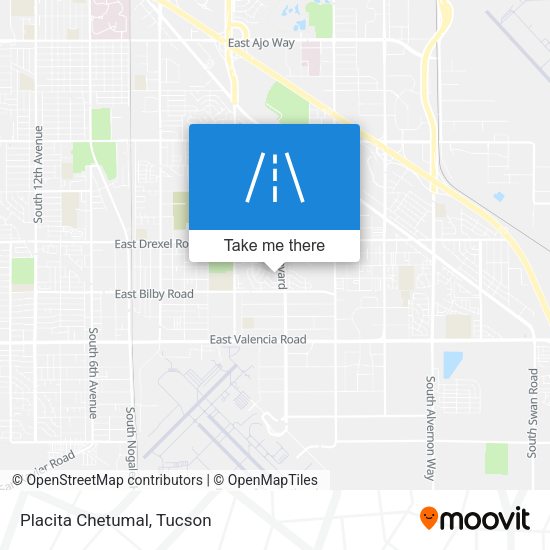Mapa de Placita Chetumal