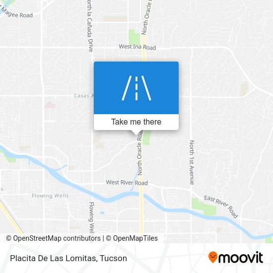 Placita De Las Lomitas map
