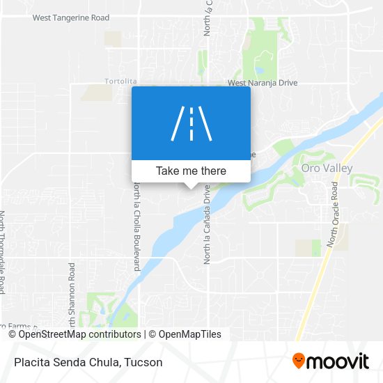 Mapa de Placita Senda Chula