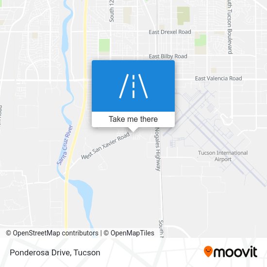 Mapa de Ponderosa Drive