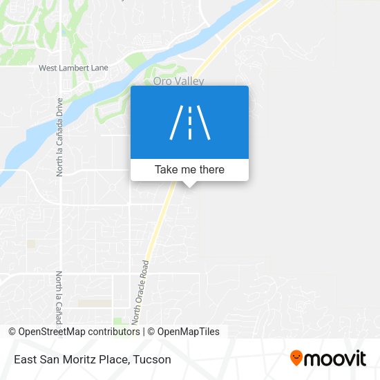 Mapa de East San Moritz Place