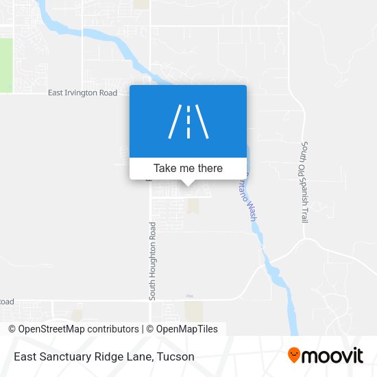 East Sanctuary Ridge Lane map