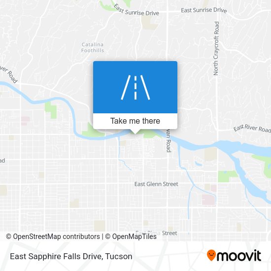 Mapa de East Sapphire Falls Drive