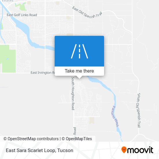 East Sara Scarlet Loop map