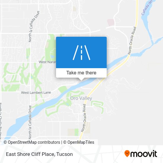 East Shore Cliff Place map