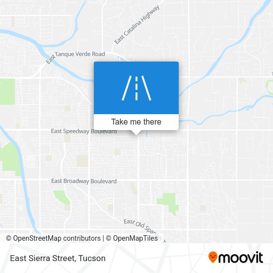 Mapa de East Sierra Street