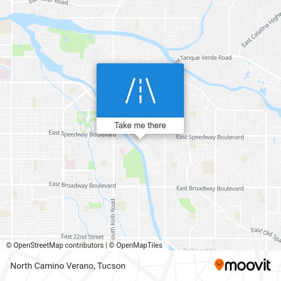 North Camino Verano map