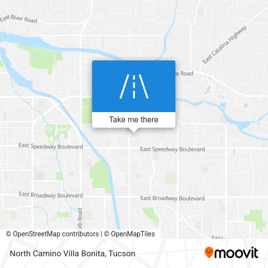 North Camino Villa Bonita map