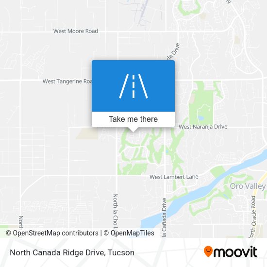 North Canada Ridge Drive map
