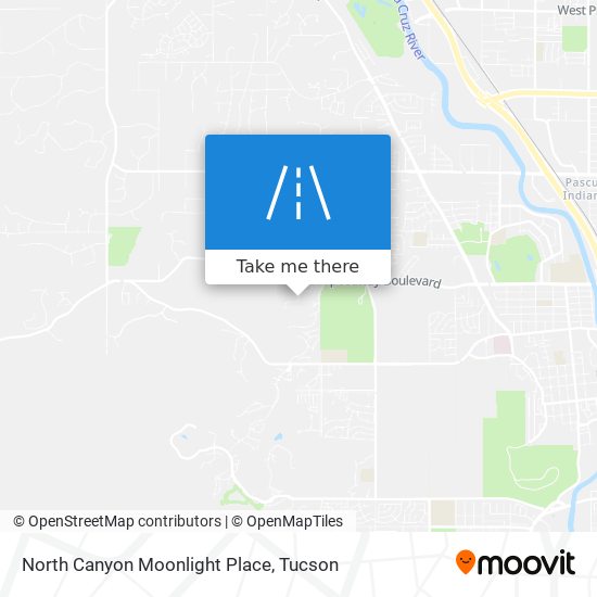 Mapa de North Canyon Moonlight Place