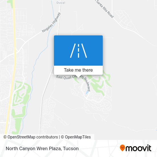 North Canyon Wren Plaza map