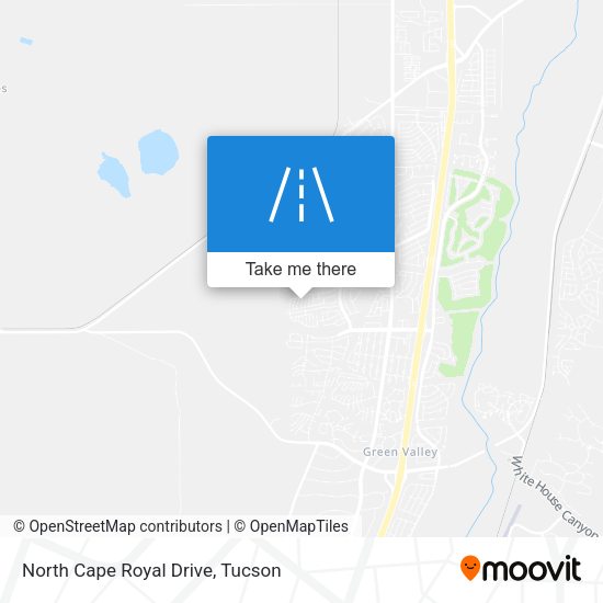 North Cape Royal Drive map