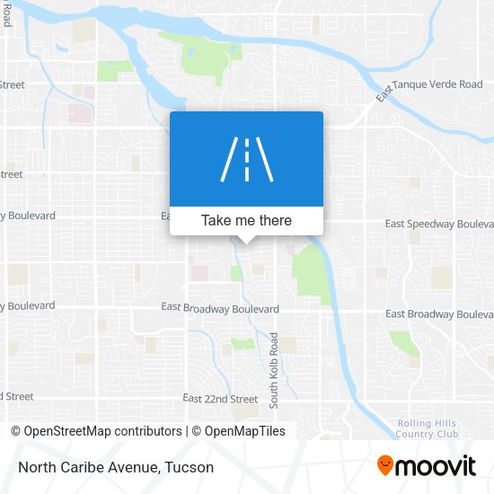 North Caribe Avenue map