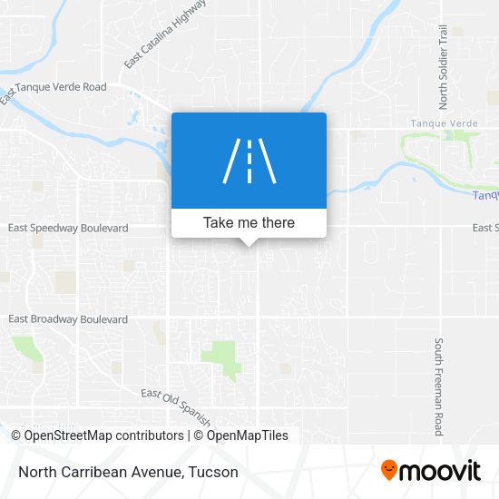 North Carribean Avenue map