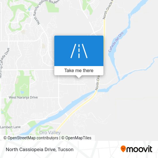 North Cassiopeia Drive map