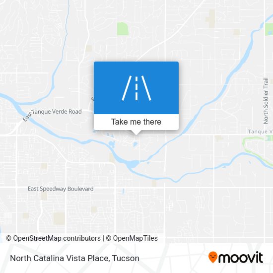 Mapa de North Catalina Vista Place