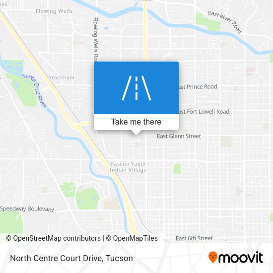 Mapa de North Centre Court Drive
