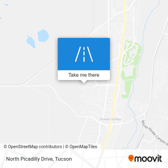 Mapa de North Picadilly Drive