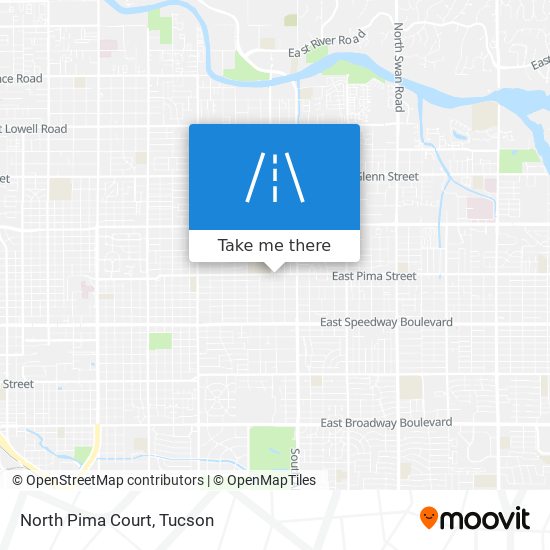 Mapa de North Pima Court