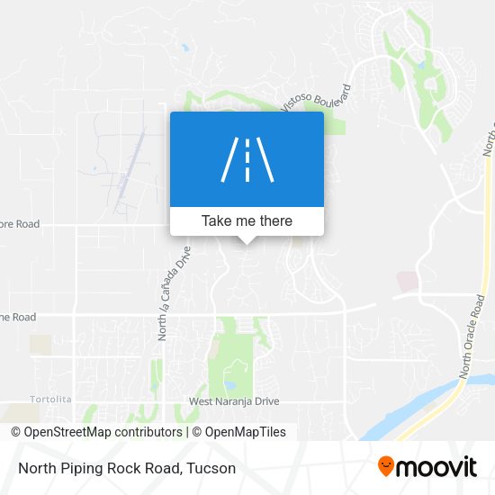 North Piping Rock Road map
