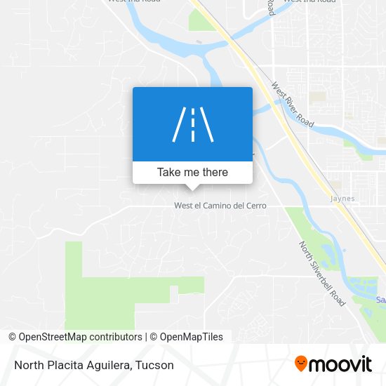 North Placita Aguilera map