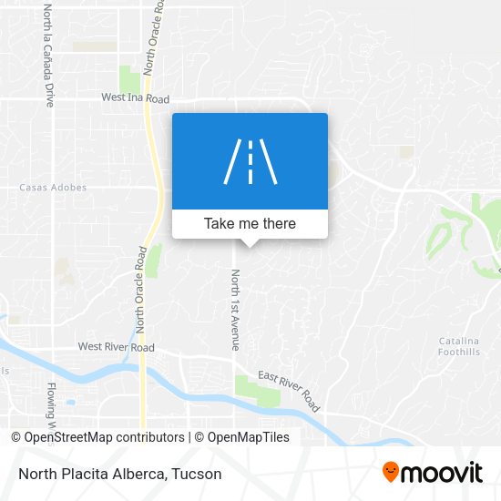 North Placita Alberca map