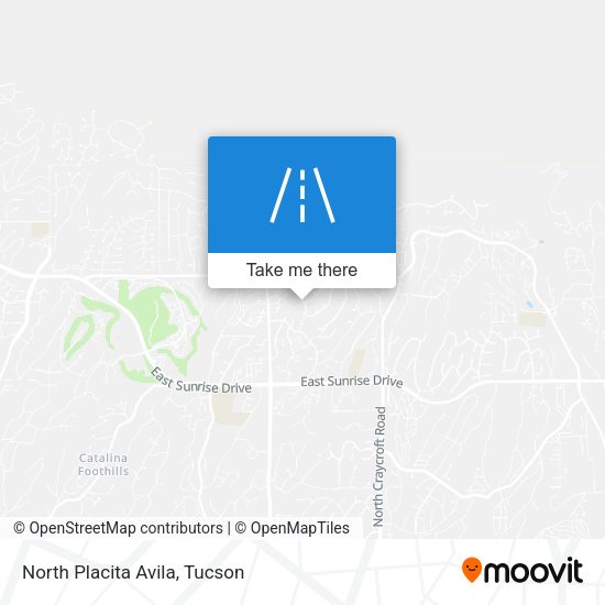 North Placita Avila map