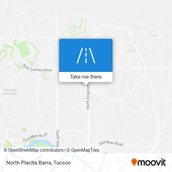 North Placita Barra map