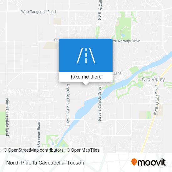 North Placita Cascabella map