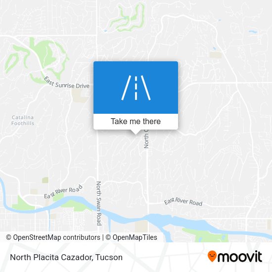 Mapa de North Placita Cazador